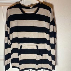Kenzie sweater stripes brown&black small